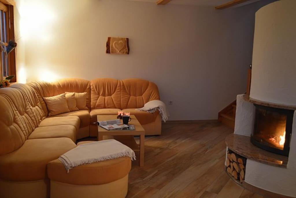 Ferienhaus Sonnenblick Entspannung Mit Sauna Kamin Und Balkon Sonneberg Buitenkant foto