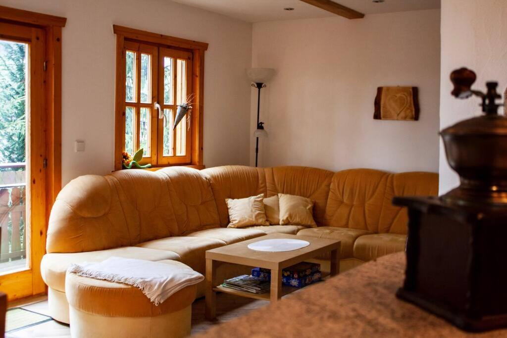 Ferienhaus Sonnenblick Entspannung Mit Sauna Kamin Und Balkon Sonneberg Buitenkant foto
